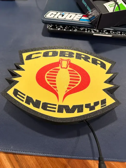 GI Joe Cobra Enemy Sign