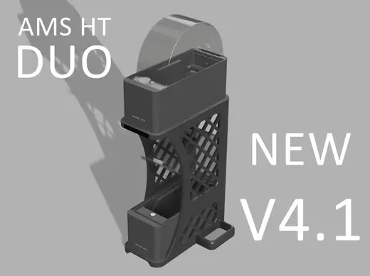 AMS HT DUO Stacking for H2D & P1S/X1C - V2 + V4.1