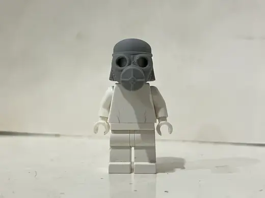 Brick WWII Gas Mask Helmet