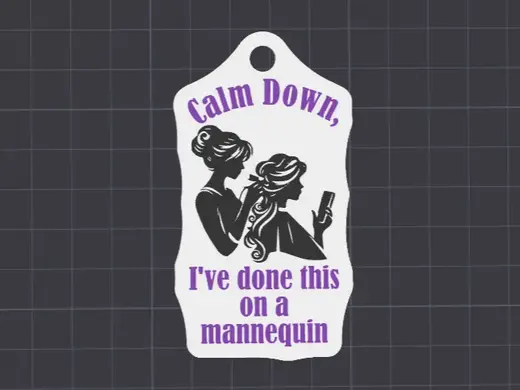 Calm Down, I've done this on a mannequin