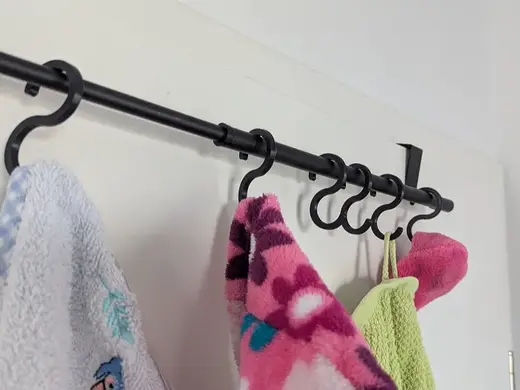 S Hook Towel Holder