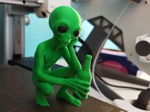 Alien Troubled and Squatting