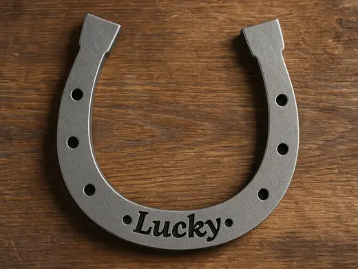 Hufeisen "Lucky" – Glücksbringer & Pferdedeko