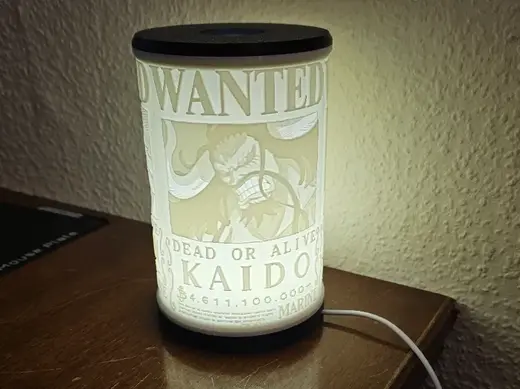 One Piece Lampe Kaido,LinLin und Teach