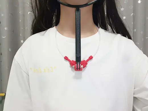 颈椎托,防低头支架~需配合运动相机的挂脖支架使用