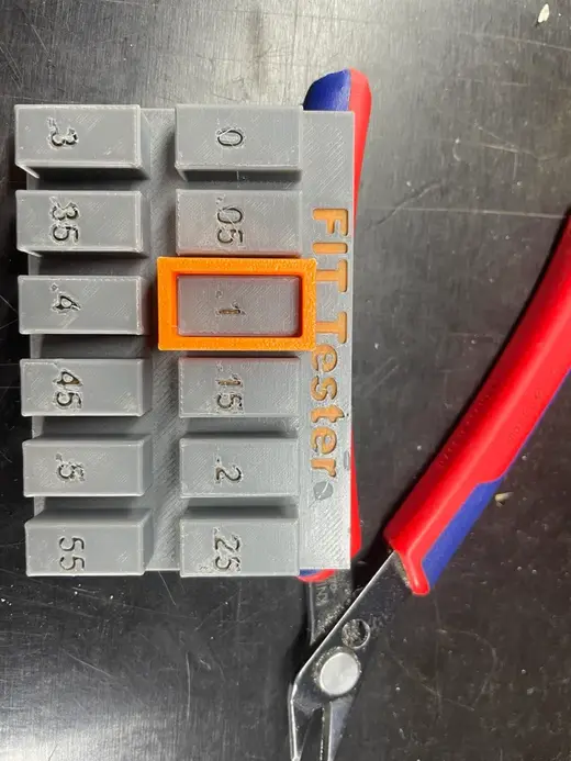 FIT test / tolerance test for Fusion360