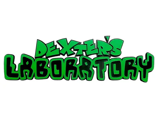 Dexter's Laboratory Logo Cartoon Network Wall Art