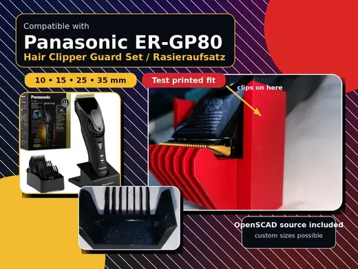 Panasonic ER-GP80 Guards 10/15/25/35mm/PARAMETRIC