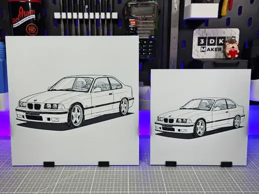 BMW M3 E36 - Hueforge - 3 Colors