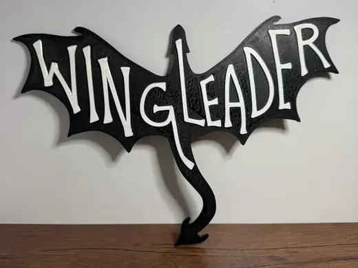 Fourth Wing Wingleader Dragon Wall Art