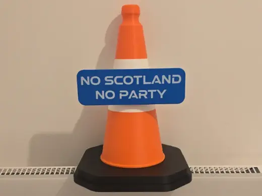Traffic Cone with multiple variations and signs