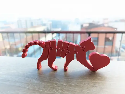 FlexiCat for Valentine's Day- Heart Print in Place