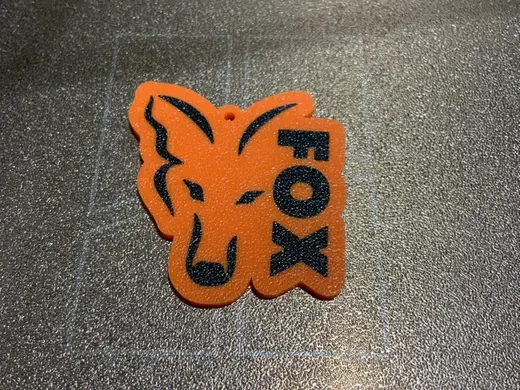Fox Carp Fishing Keychain