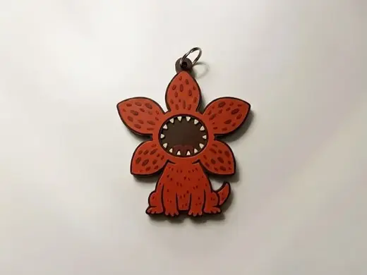 Stranger Things Demogorgon KeychainArt AMS