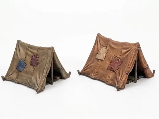 Tabletop Scatter Terrain - Bandit Tents