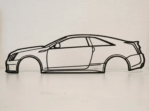 Cadillac CTS-V 2nd Gen Coupe Wall Art