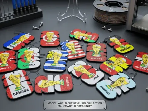 World Cup 2026 Keyrings – All Nations ALL FLAG