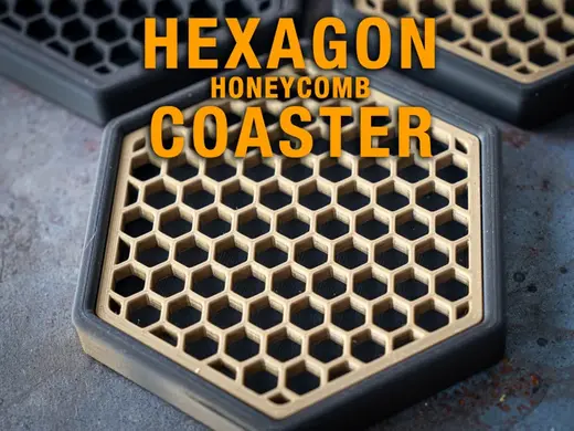 Hexagon Honeycomb Coaster