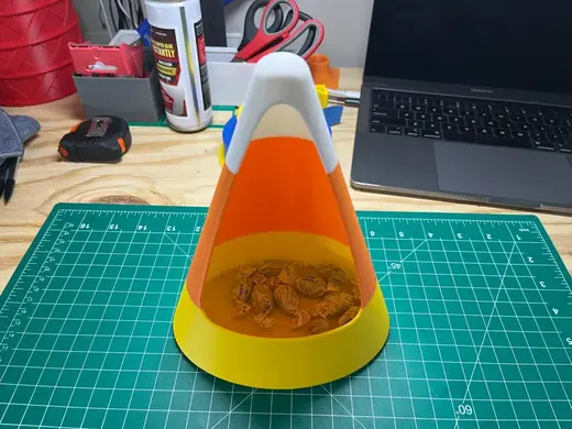 Halloween Giant Candy Corn Candy Dish