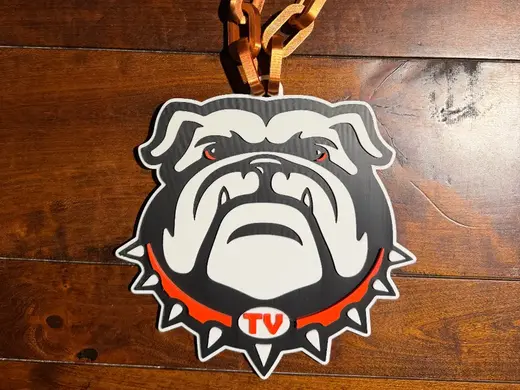 Tri-Valley Bulldogs Oversized Necklace Logo