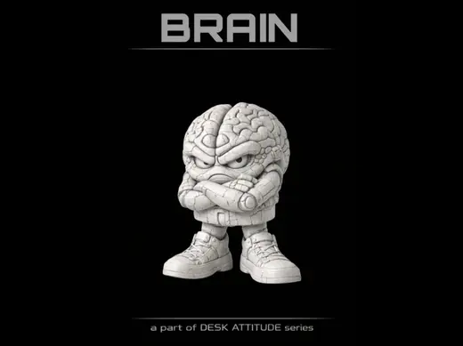 #4 BRAIN – Desk Attitude|Statement Desktop Figur