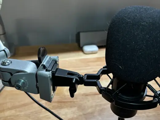 Monitor Arm Microphone Adapter
