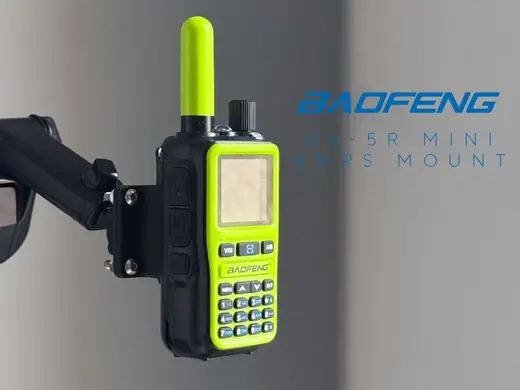 Baofeng UV-5R Mini Mount – AMPS System Adapter
