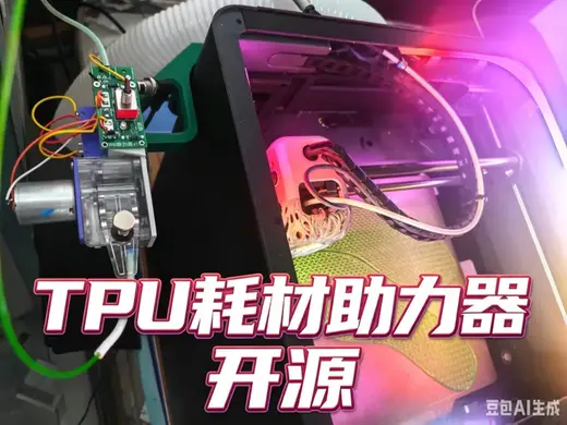 【开源】3D打印机TPU送料助力模块(之前的链接被官方下架, 我就是头铁我非要上传)