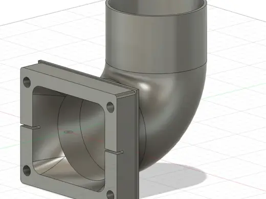 xTool S1 Dust Extraction Adapter