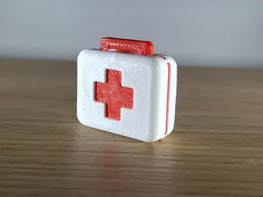 First aid kit box scale toy