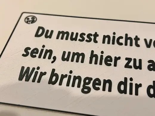 Lustiges Schild für den Arbeitsplatz