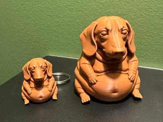 Teckel Chonky - Figurine et Porte-clés