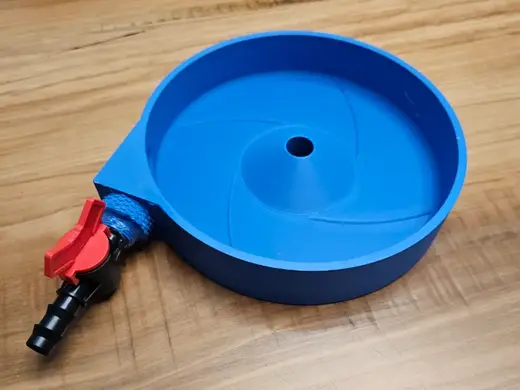 Blue Bowl: fine gold collecting Tool