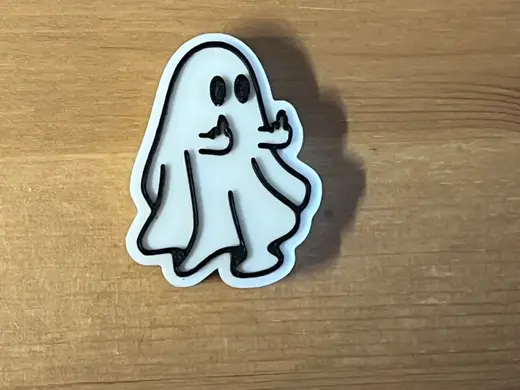 funny ghost stanley straw topper