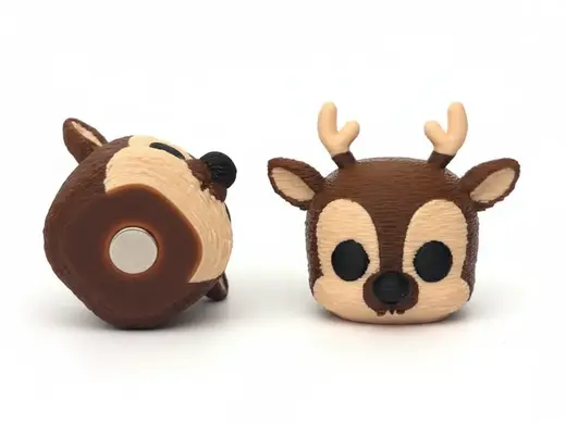 The Christmas deer magnet