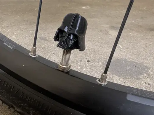 Darth Vader Bicycle Valve Cover