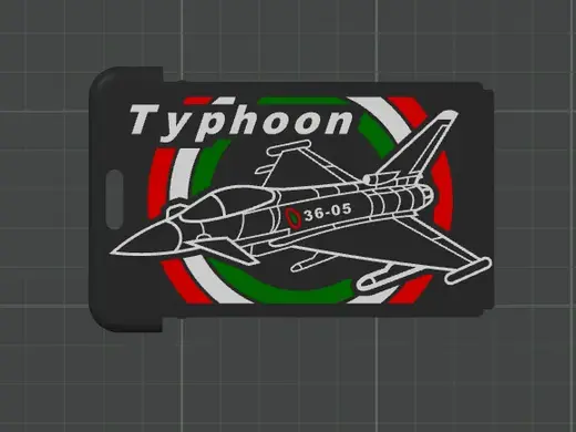 POTRTA BADGE POSTERIORE EUROFIGHTER TYPHOON