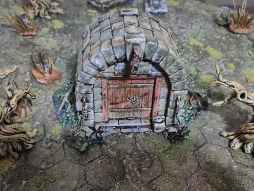 Haunted tomb entrance