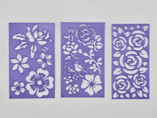 Songbird and Rose Garden Journaling Stencils