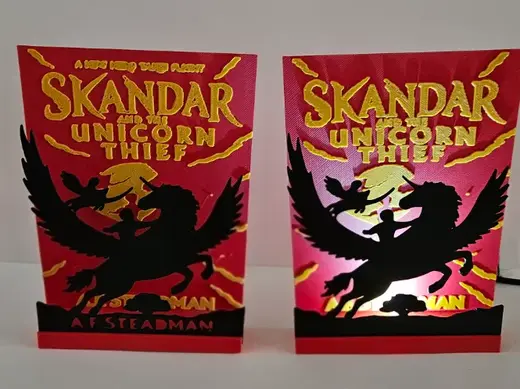 Skandar And The Unicorn Thief Shadow Box