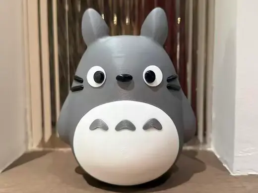 Q版龙猫 多色拆件打印(无需ams,无需支撑)