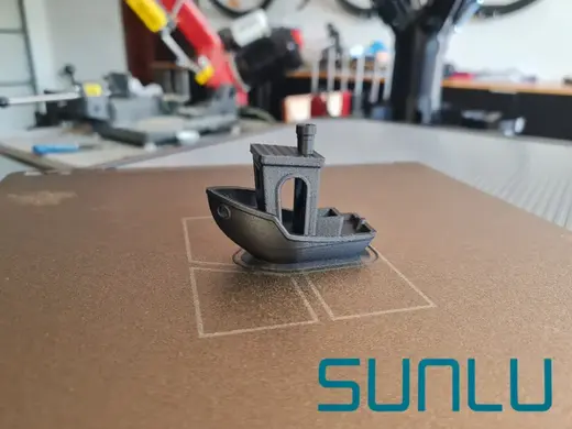 SUNLU PETG+CF - 0.4 mm noozle - optimized benchy