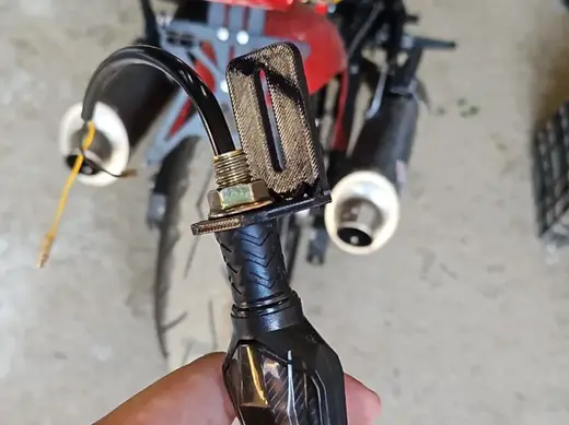 Turn indicator support bike license plate holder
