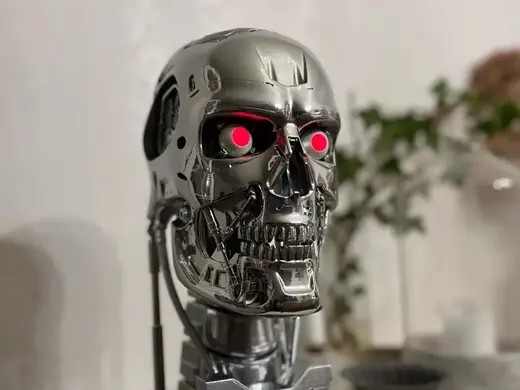 T800 BUST LIFESIZE REAL MOVIE TERMINATOR BUST