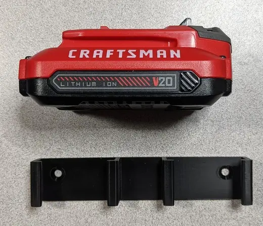 Craftsman V20 1-4 Battery Non-Latching Holders