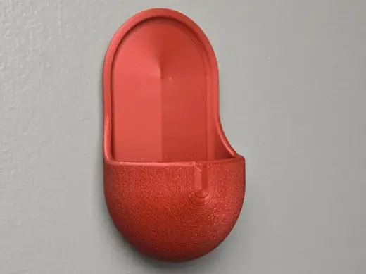 Mini Wall Planter Vertical Pill Shaped with Hanger