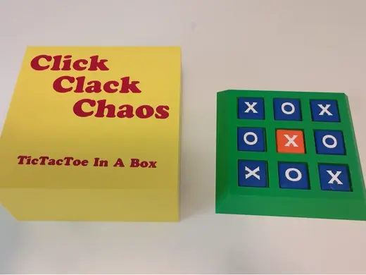 Click Clack Chaos - TicTacToe In A Box