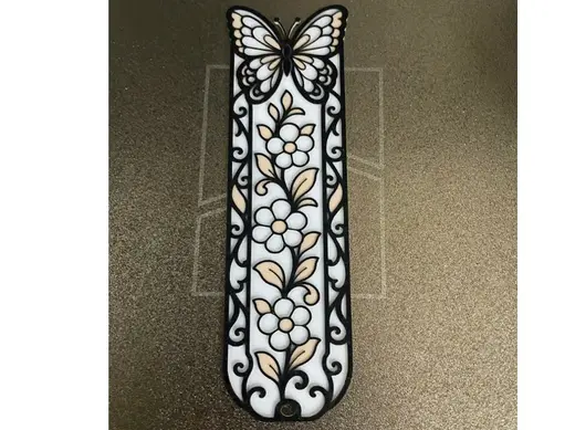 Elegant Butterfly & Floral Bookmark – 3 Colors