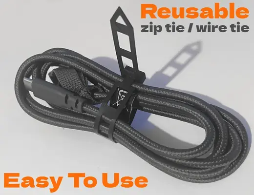 Reusable Cable Tie / Zip Tie V1- Easy to use
