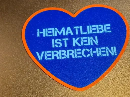 Heimatliebe Schild